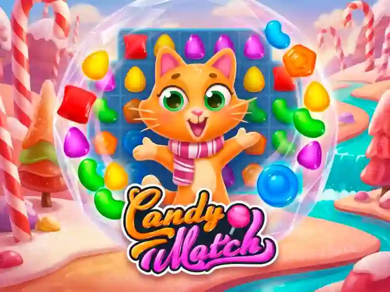 Gêm Candy Match ar-lein