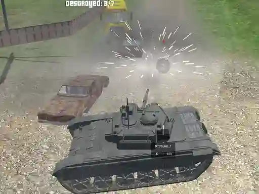 Gêm Tank Shooting Simulator ar-lein