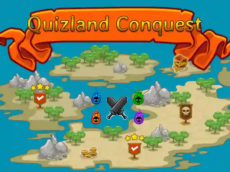Gêm Quizland Conquest ar-lein