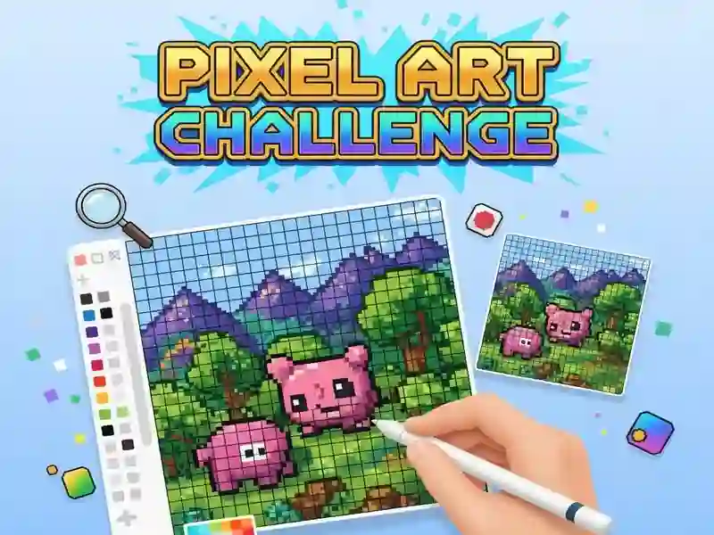 Gêm Repeat Pixel Art ar-lein