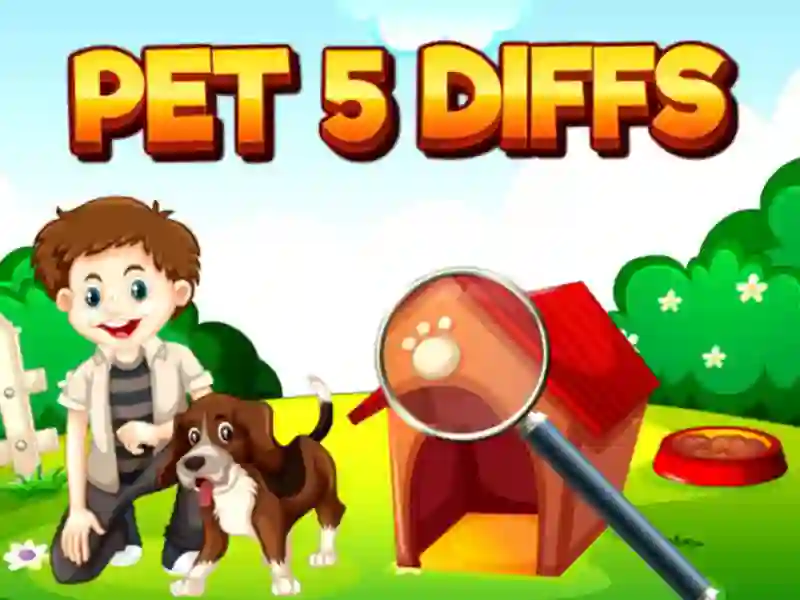 Gêm Pet 5 Diffs ar-lein