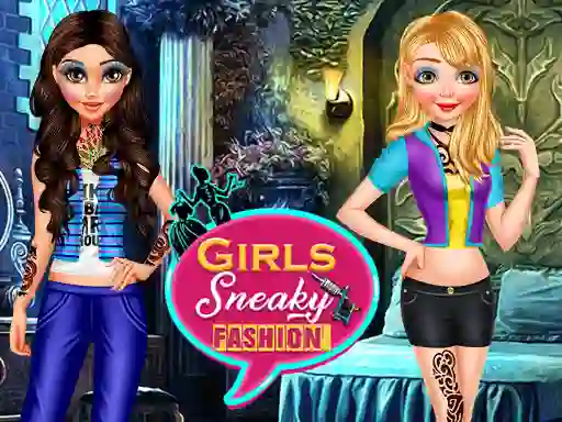 Gêm Girls Sneaky Fashion ar-lein