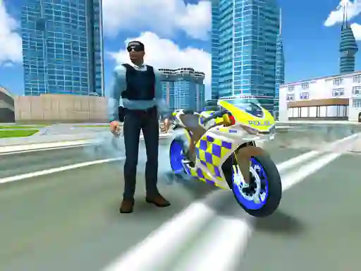 Gêm Police Motorbike Traffic Rider ar-lein