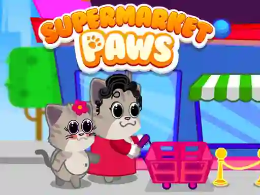 Gêm Supermarket Paws ar-lein