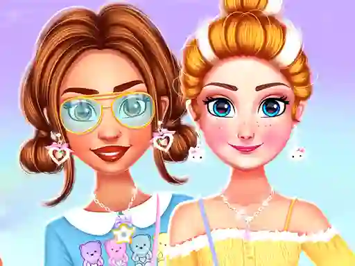Gêm BFF Lovely Kawaii Outfits ar-lein