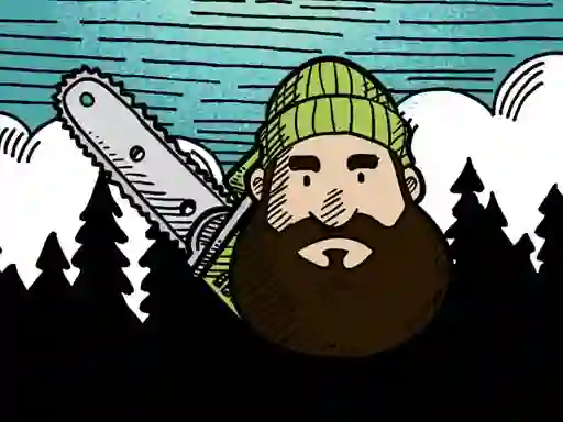 Gêm Lumberjack Coloring ar-lein