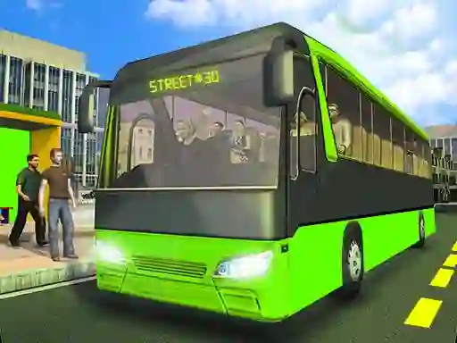 Gêm City Passenger Coach Bus Simulator Bus Driving 3d ar-lein