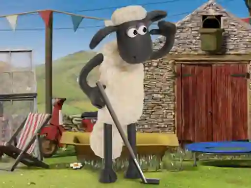 Gêm Shaun The Sheep Baahmy Golf ar-lein