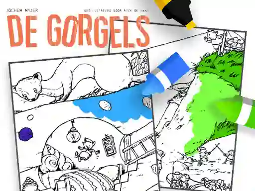 Gêm Coloring Gorgels ar-lein