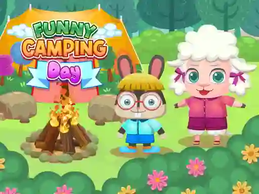 Gêm Funny Camping Day ar-lein