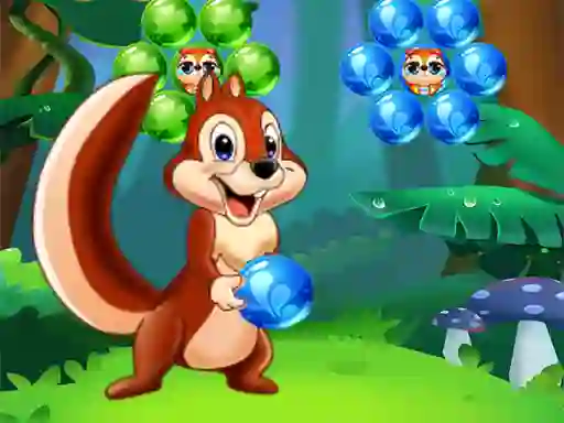Gêm Bubbles Shooter Squirrel ar-lein