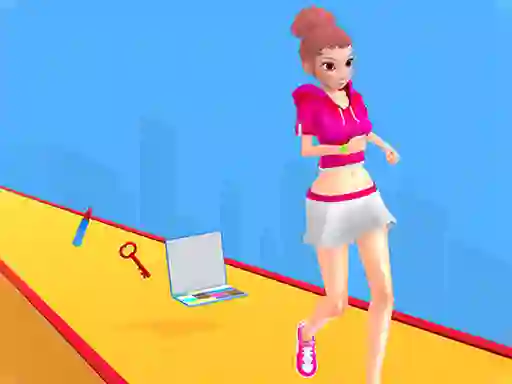 Gêm Makeover Run ar-lein