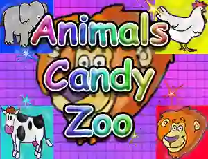 Gêm Animals Candy Zoo ar-lein
