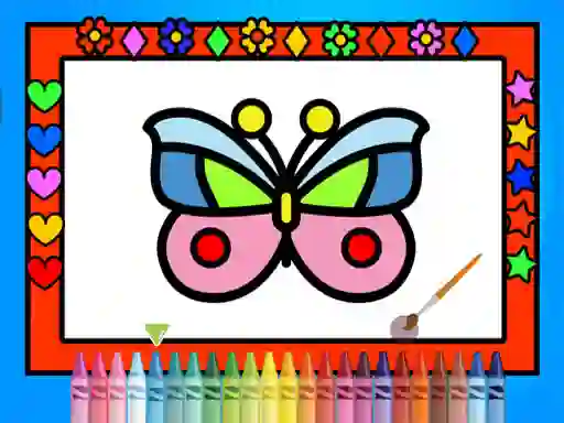 Gêm Color and Decorate Butterflies ar-lein