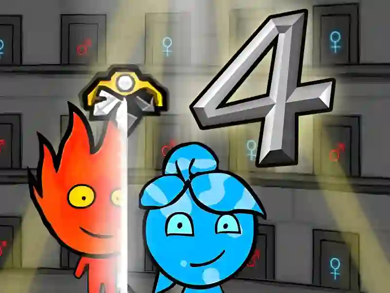 Gêm Fireboy & Watergirl 4 in Crystal Temple ar-lein