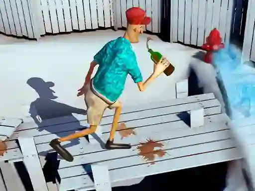 Gêm Drunk Man 3D ar-lein