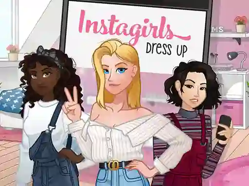 Gêm Instagirls Dress Up ar-lein