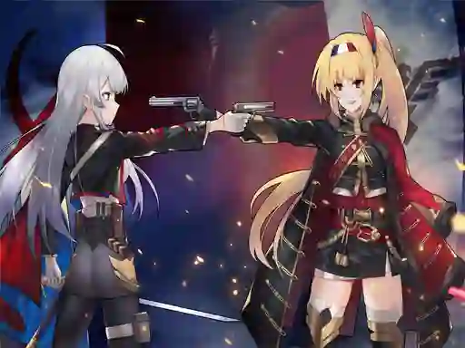 Gêm Anime Girl With Gun ar-lein