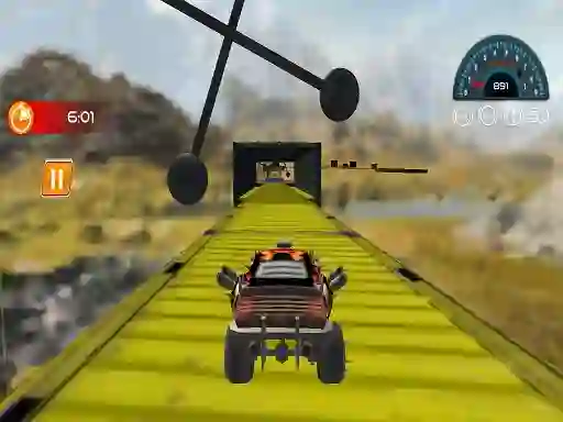 Gêm Mega Levels Car Stunt Impossible Track ar-lein