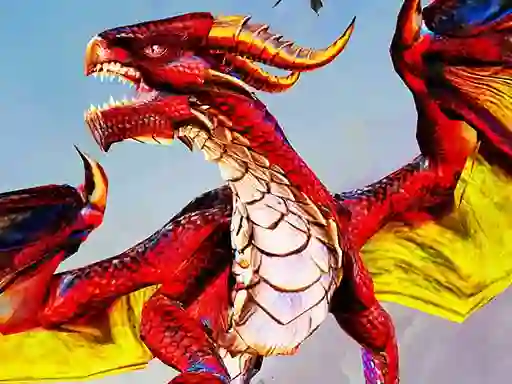 Gêm Flying Dragon City Attack ar-lein