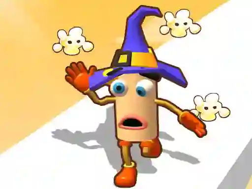 Gêm Popcorn Race 3D ar-lein