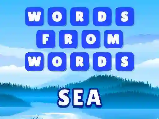 Gêm Words from words: Sea ar-lein