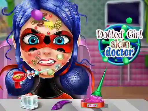 Gêm Dotted Girl Skin Doctor ar-lein