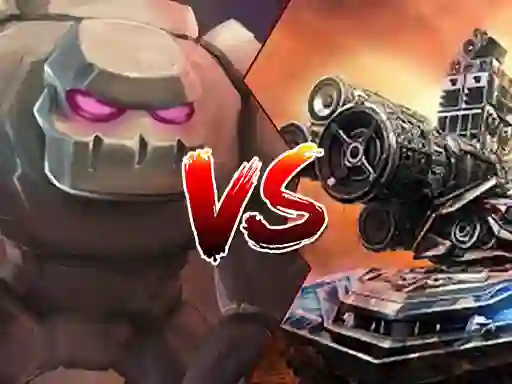 Gêm Tank vs Golems ar-lein