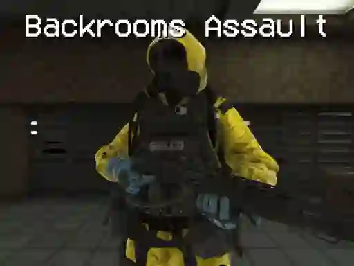 Gêm Backrooms Assault ar-lein