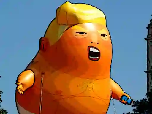 Gêm Trump Flying Adventure ar-lein