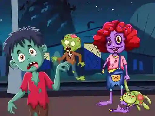 Gêm Zombie Fun Jigsaw ar-lein