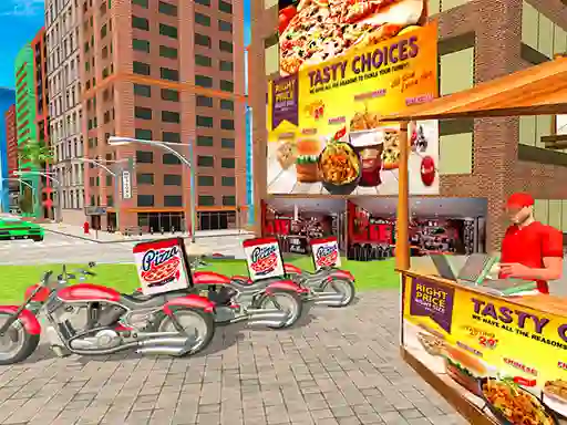 Gêm Pizza Delivery Boy Simulation ar-lein