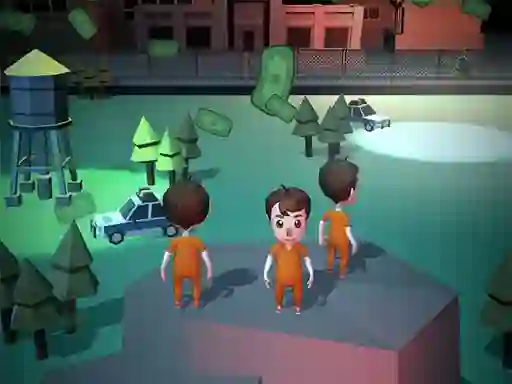 Gêm Cartoon Escape Prison ar-lein