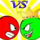 Gêm Red ball vs green king ar-lein