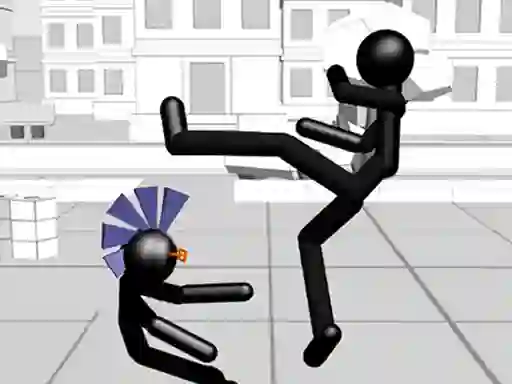 Gêm Stickman Fighting 3d ar-lein