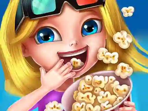 Gêm Kids Movie Night ar-lein