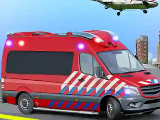 Gêm City Ambulance Emergency Rescue ar-lein