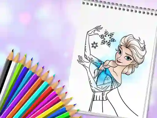 Gêm Amazing Princess Coloring Book ar-lein