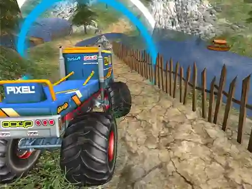 Gêm Monster Truck Offroad Driving Mountain ar-lein