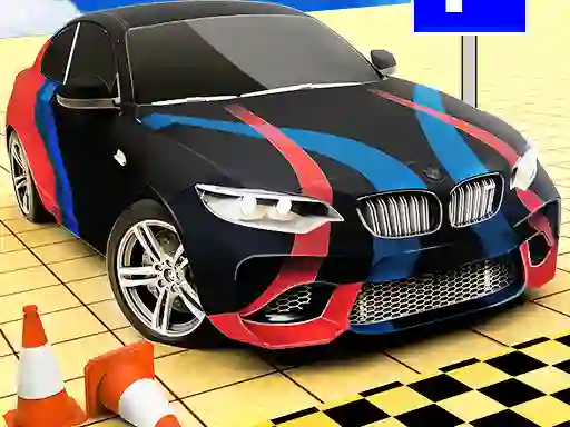 Gêm Realistic car Parking ar-lein