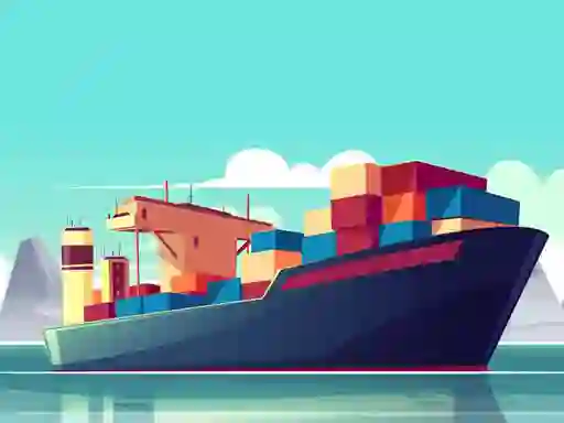 Gêm Cargo Ships Jigsaw ar-lein