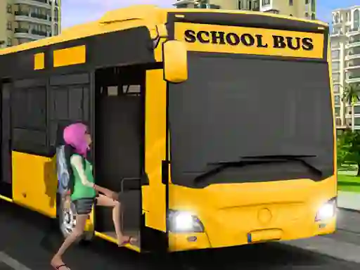 Gêm School Bus Driver ar-lein