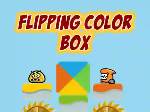 Gêm Flipping Color Box ar-lein