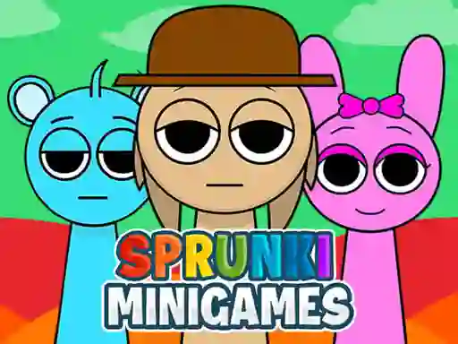 Gêm Sprunki Mini Games ar-lein