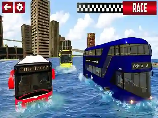 Gêm River Coach Bus Driving Simulator ar-lein