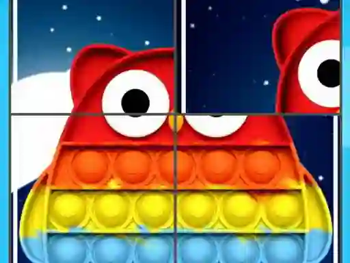 Gêm Owl Pop It Rotate ar-lein