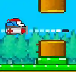 Gêm Flappy Gunner ar-lein