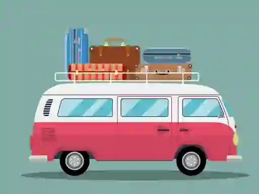 Gêm Big Luggage Trucks Match 3 ar-lein