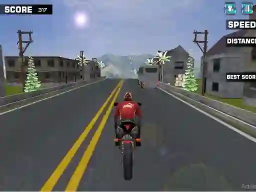 Gêm Highway Rider Motorcycle Racer ar-lein