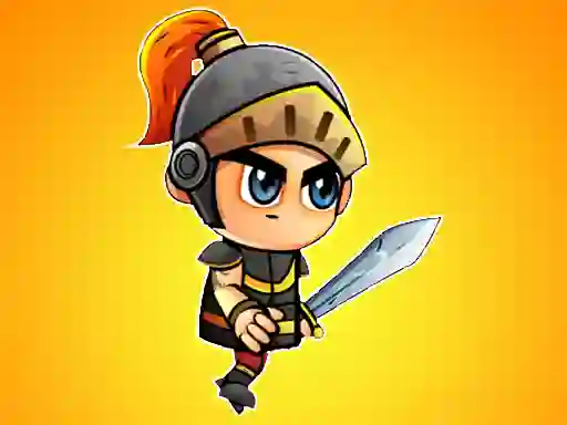 Gêm Warrior and Coins ar-lein